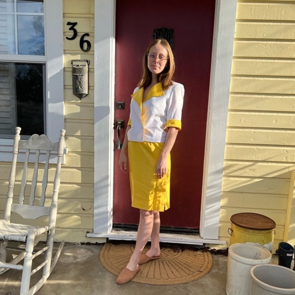 Vintage Louis Feraud Business Skirt Set